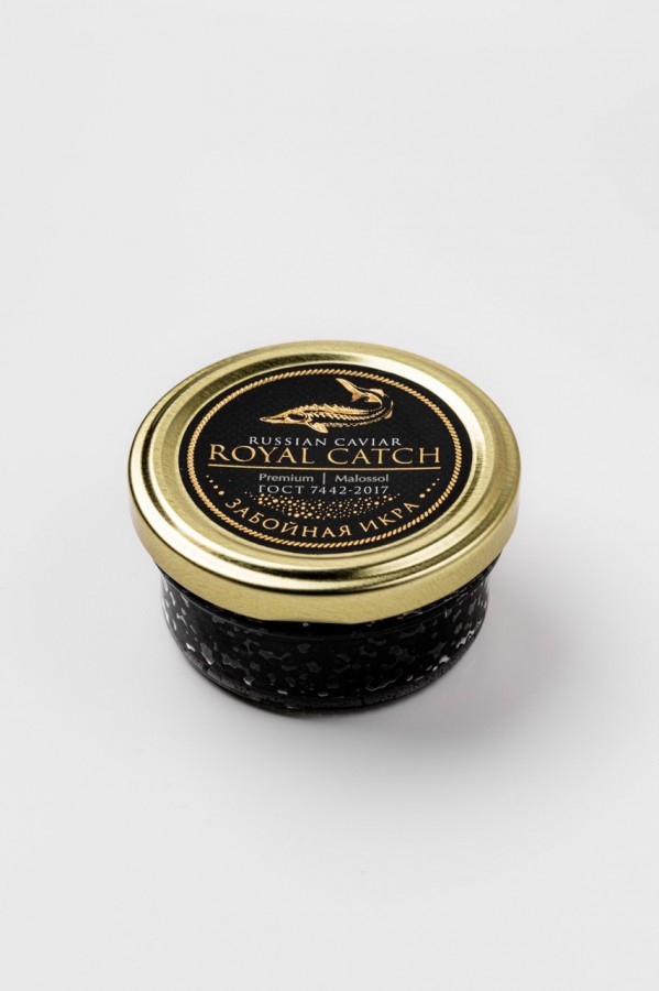 Черная икра осетровая забойная 50 гр