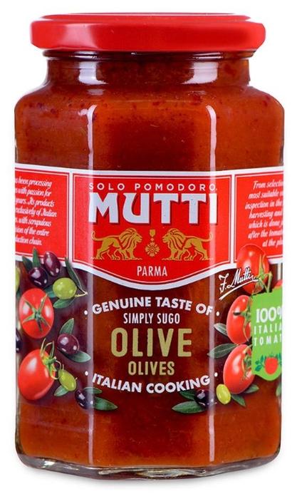 Соус томатный с оливками mutti